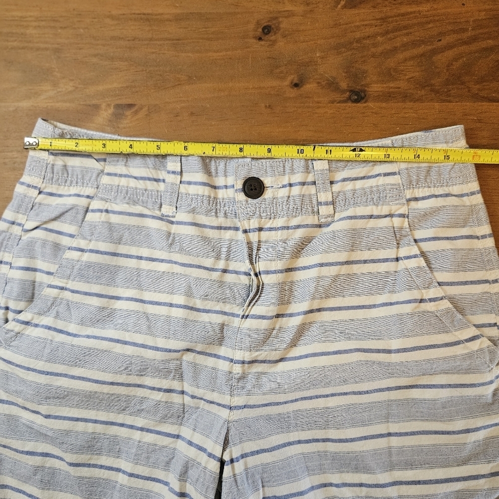 Urban Pipeline Mens Striped Shorts Blue & White Size 30 - Picture 5 of 6